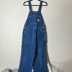 Carhartt Denim Overalls Overall Bibs